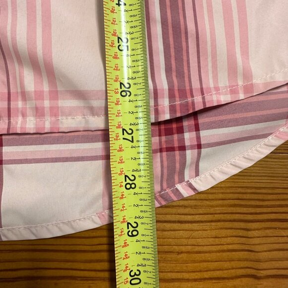 Eddie Bauer‎ Women's Short Sleeve Adventure Top Size XXL Pink Plaid - Picture 7 of 8